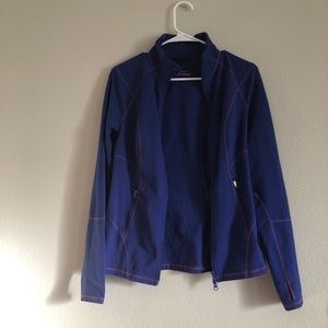 NWOT Zella cobalt zip up jacket size small
